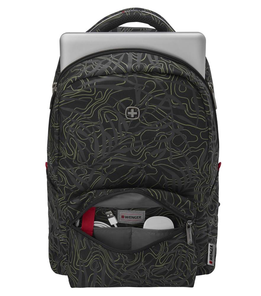 606466 1.00 C/U LAPTOP BKPCK COLLEAGUE 16" BLACK WENGER