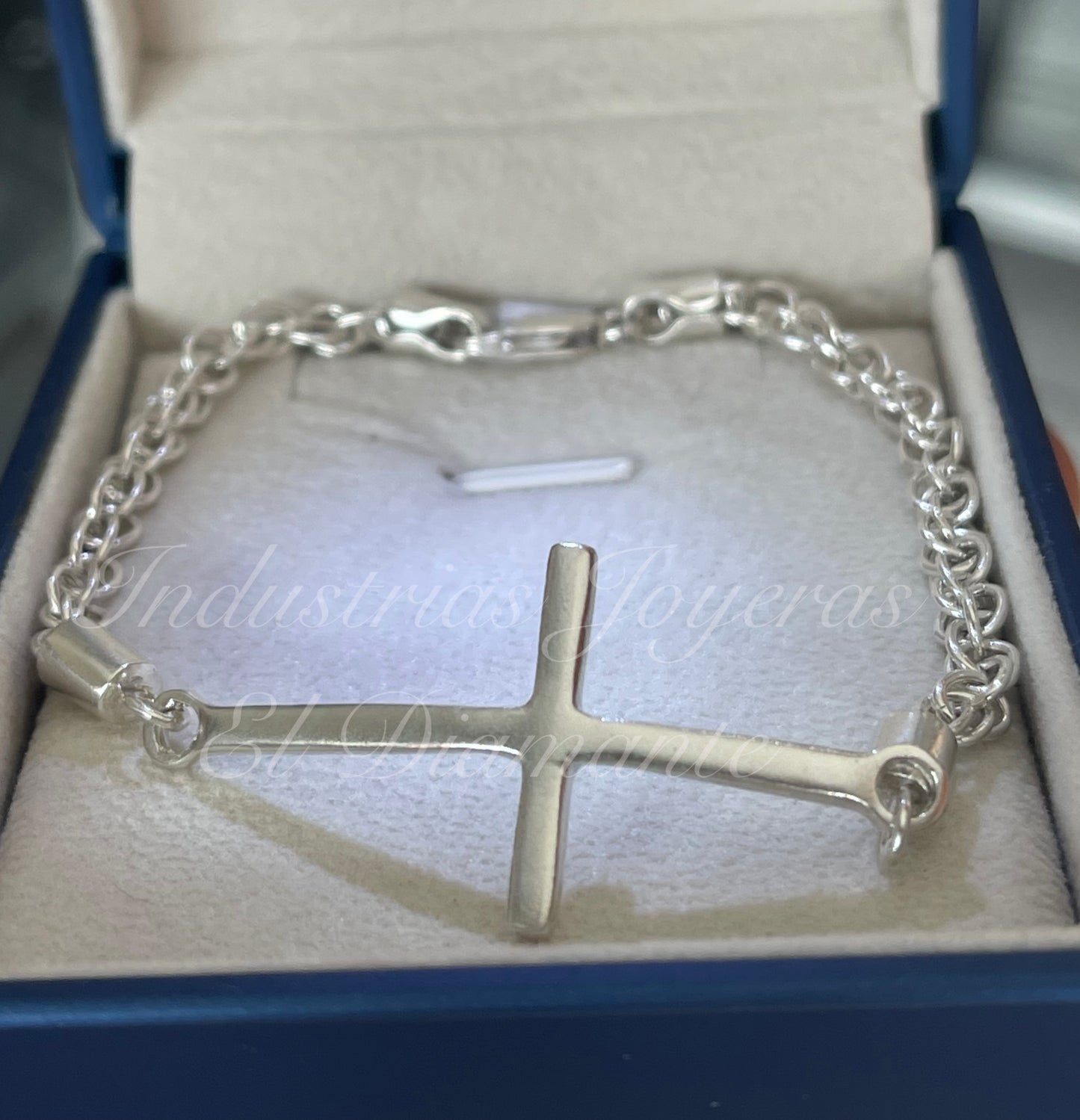 Pulsera para caballero en plata