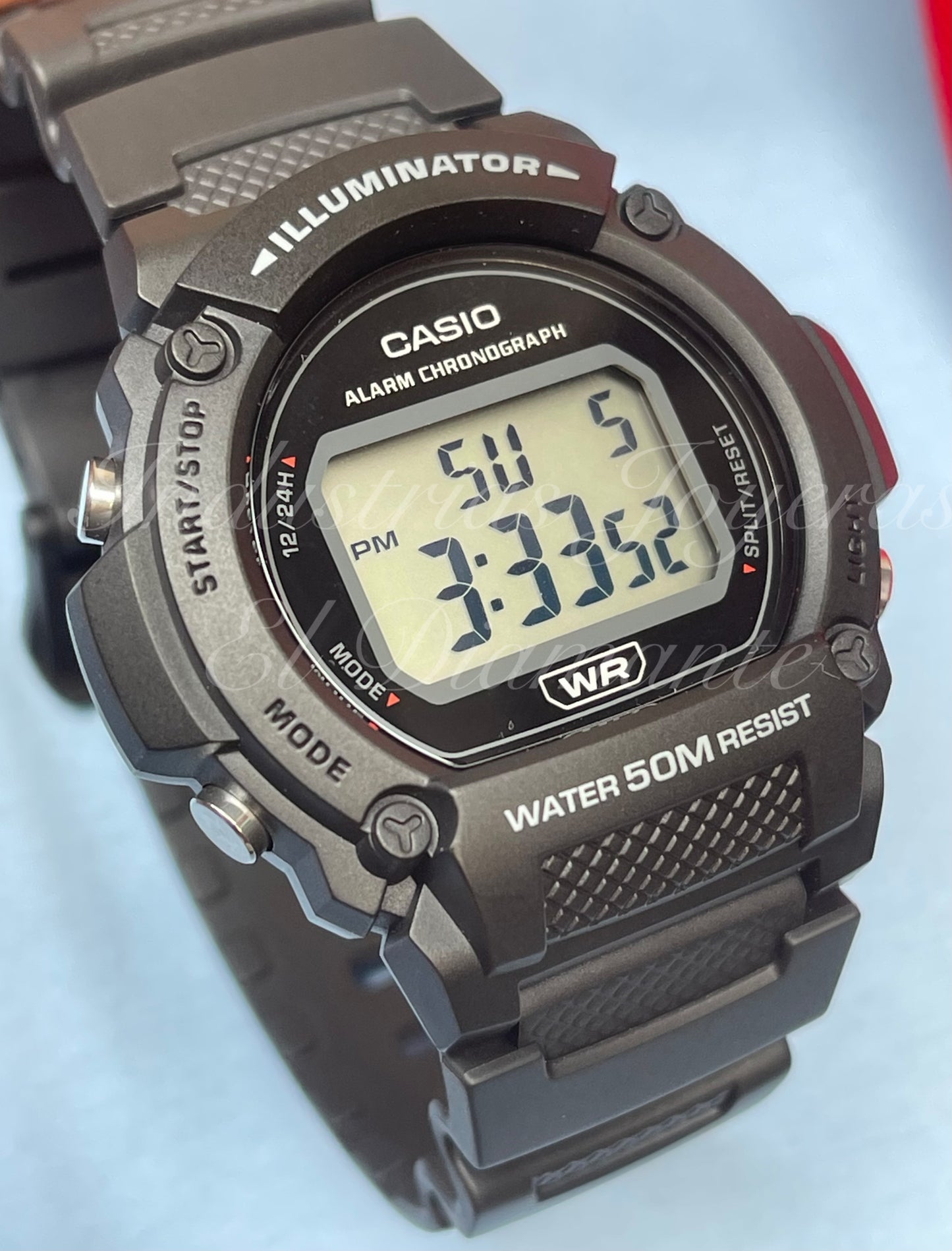 Reloj Casio de Caucho para cabellero