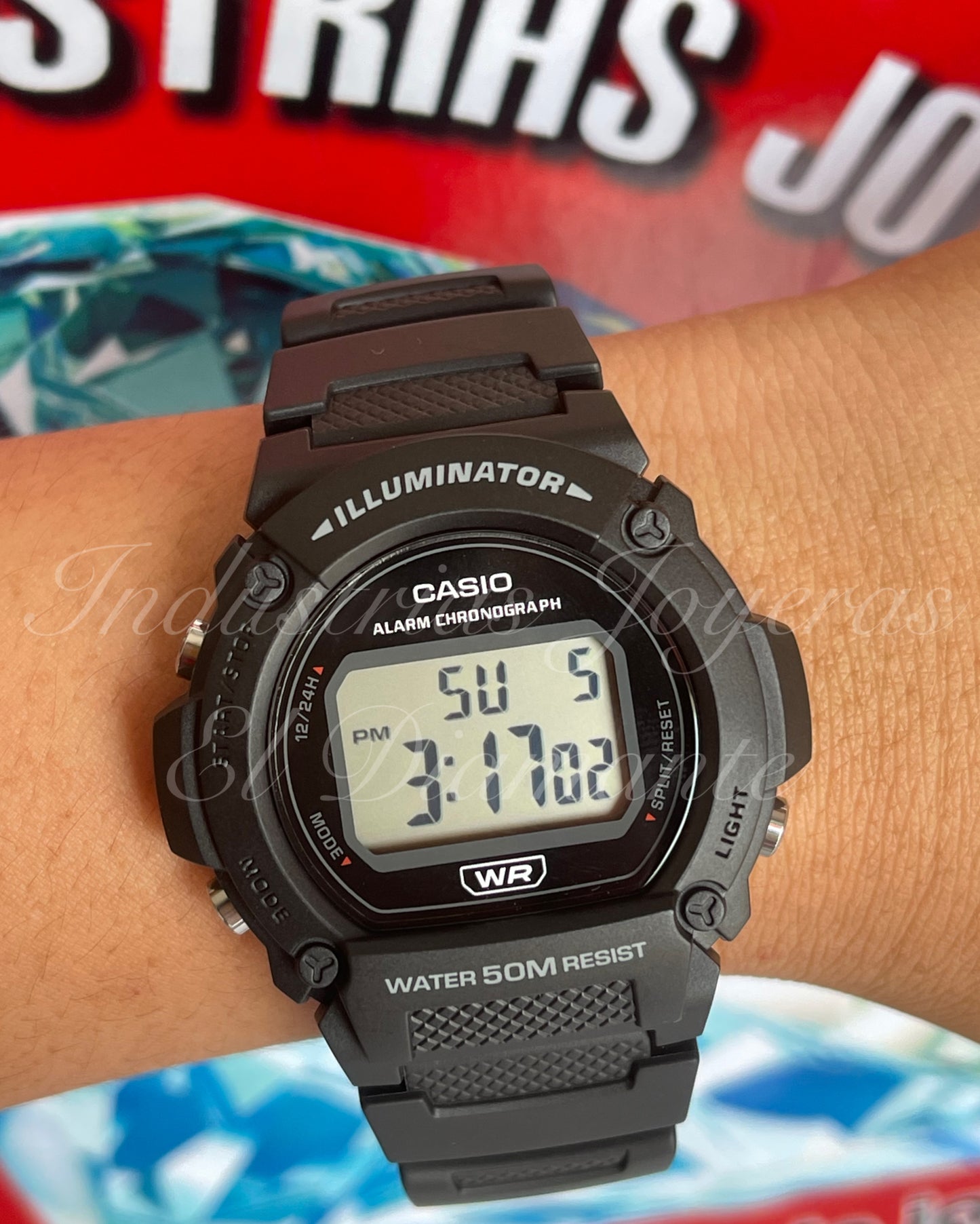 Reloj Casio de Caucho para cabellero