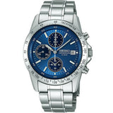 Reloj Seiko para caballero Dial Azul pulsera de Metal SBTQ071