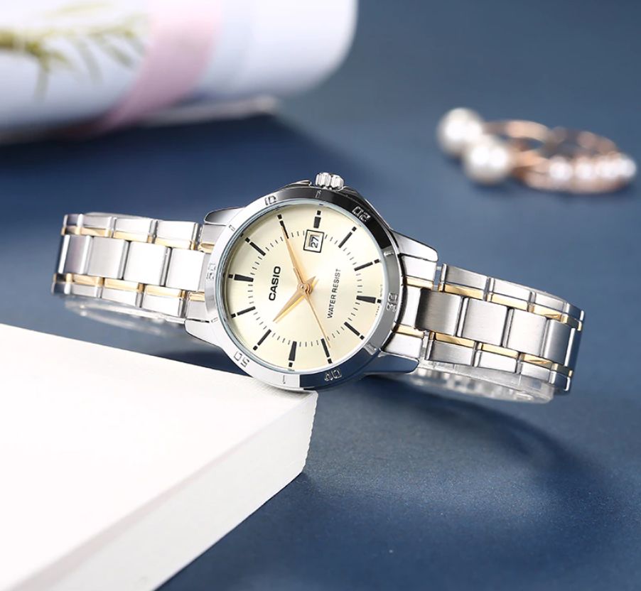 LTP-V004SG-9A Reloj Casio para Señorita