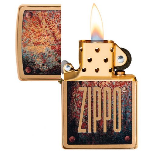 ENCENDEDOR RUSTY PLATE DESIGN ZIPPO ZP29879