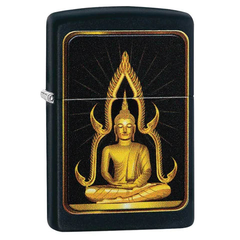 ENCENDEDOR BLACK MATTE BUDDHA ZIPPO ZP29836