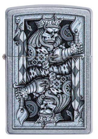 ENCENDEDOR STEAMPUNK KING SPADE ZIPPO ZP29877