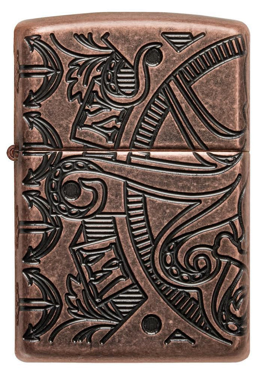 ENCENDEDOR NAUTICAL SCENE COPPER ZIPPO ZP49000