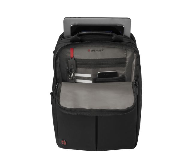 601068 1.00 C/U LAPTOP BKPCK RELOAD 14" BLACK WENGER
