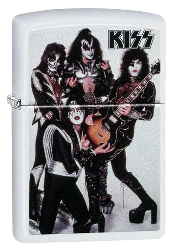 ENCENDEDOR KISS WHITE MATTE ZIPPO ZP49017