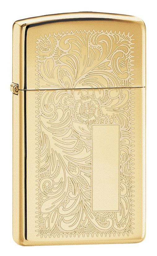 ENCENDEDOR SLIM BRASS VENETIAN ZIPPO ZP1652B