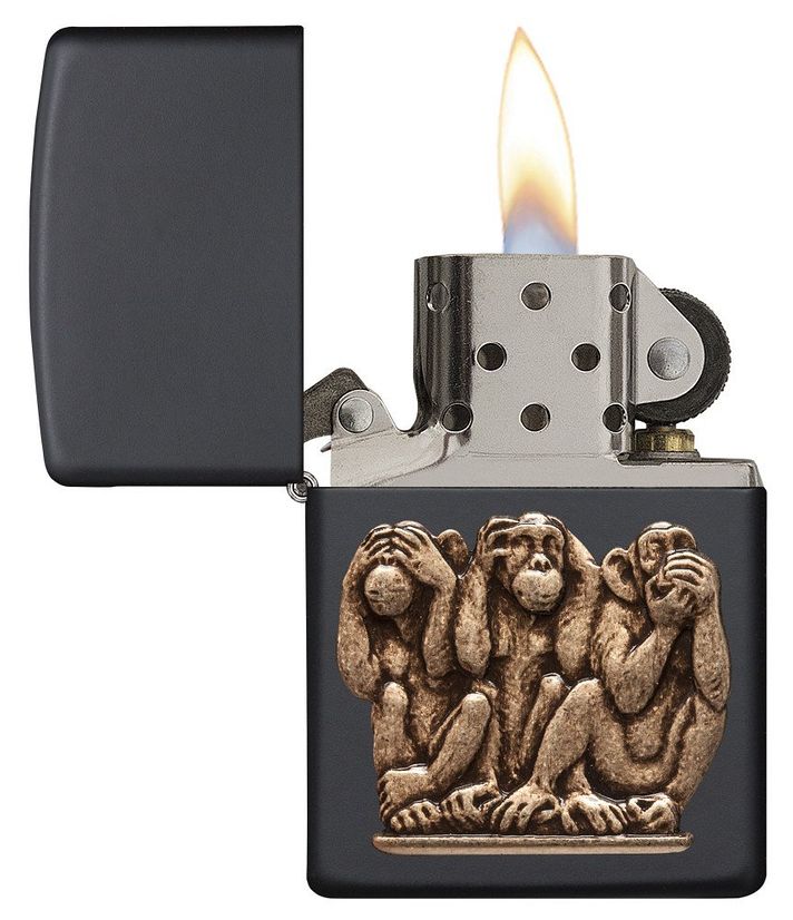 ENCENDEDOR THREE MONKEYS ZIPPO ZP29409